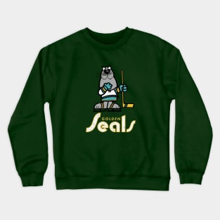 Vintage Sparky of the California Golden Seals Hockey Crewneck Sweatshirt